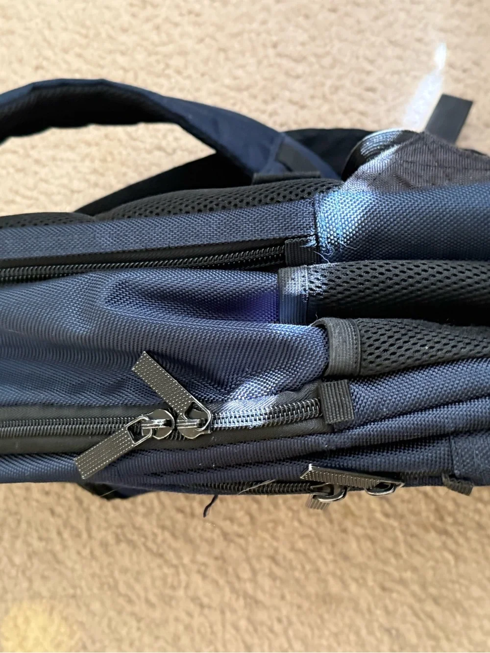 Perry Ellis Deep Navy Laptop Backpack for Men